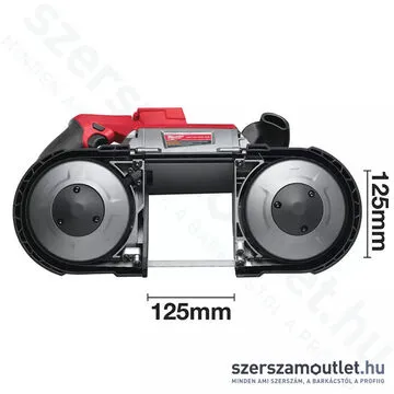 MILWAUKEE M18 CBS125-0 Akkus szalagfűrész mély vágáshoz (18V) (Akku és töltő nélkül!) (4933447150)
