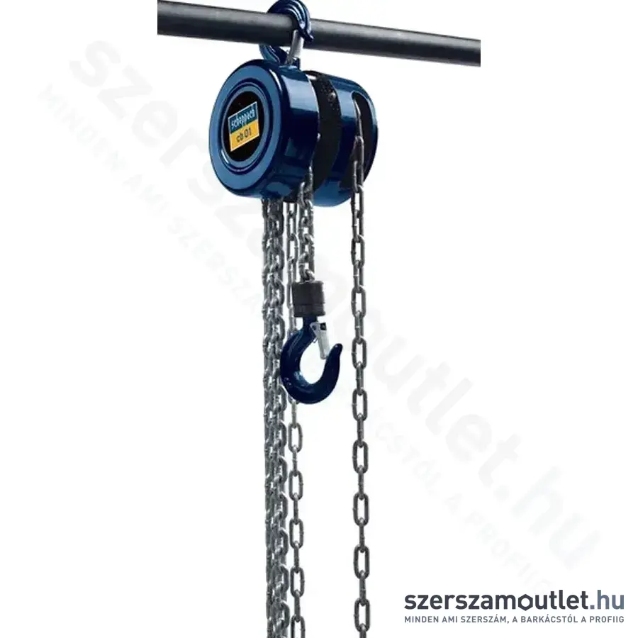 SCHEPPACH CB 01 Kézi láncos emelő-csörlő 1000kg