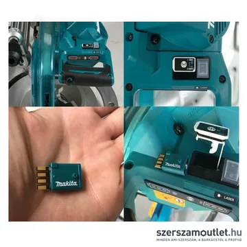 MAKITA DLS111PT2U Akkus gérvágó 260mm (2x18V/2x5,0Ah)akku töltő
