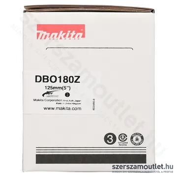 MAKITA DBO180RTJ Akkus excentercsiszoló MAKPAC kofferben 2db(18V 5,0Ah)akku+töltő