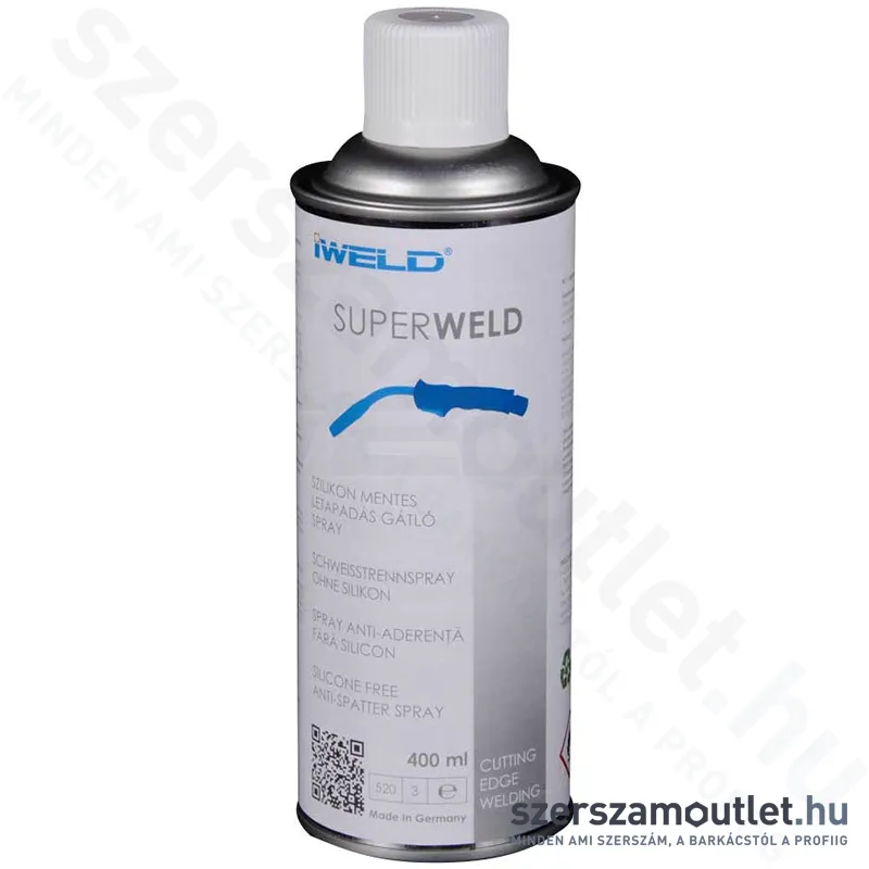 IWELD SUPERWELD Letapadás gátló spray (hegesztő spray) szilikon mentes 400ml (750SWSPRAY)