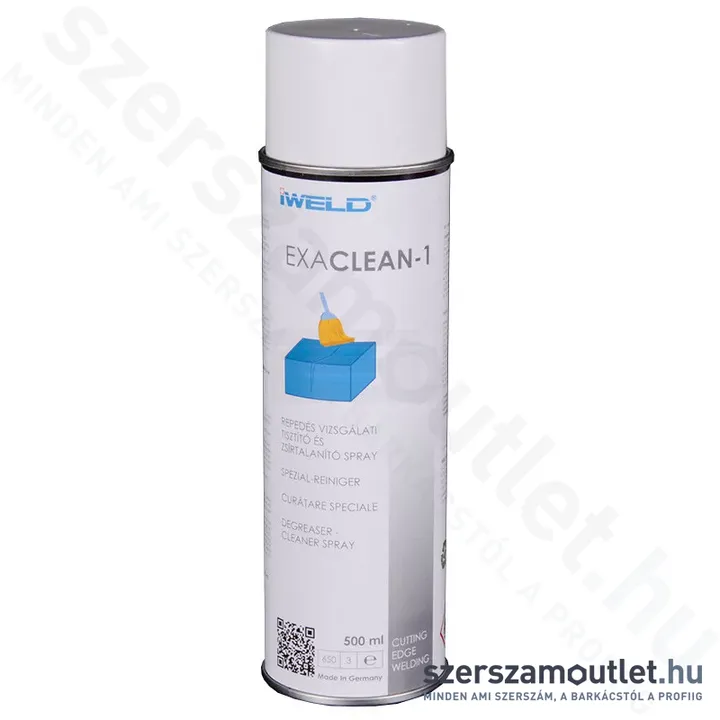 IWELD EXACLEAN Repedés vizsgálati tisztító és zsírtalanító spray 500ml (750EXACLN1)