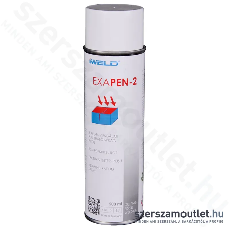 IWELD EXAPEN Repedés vizsgálati penetráló spray, piros 500ml (750EXAPEN2)
