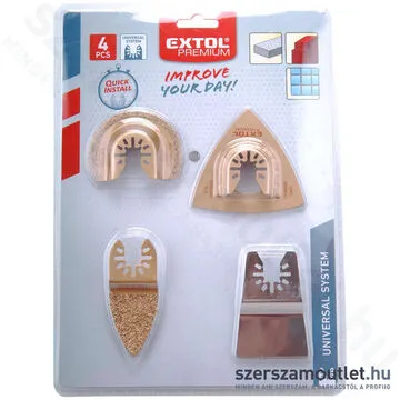 EXTOL Multi csiszolófej készlet 4 részes