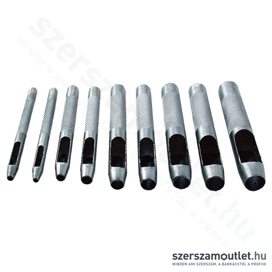 EXTOL Bőrlyukasztó készlet 9 részes (2,5-10mm)