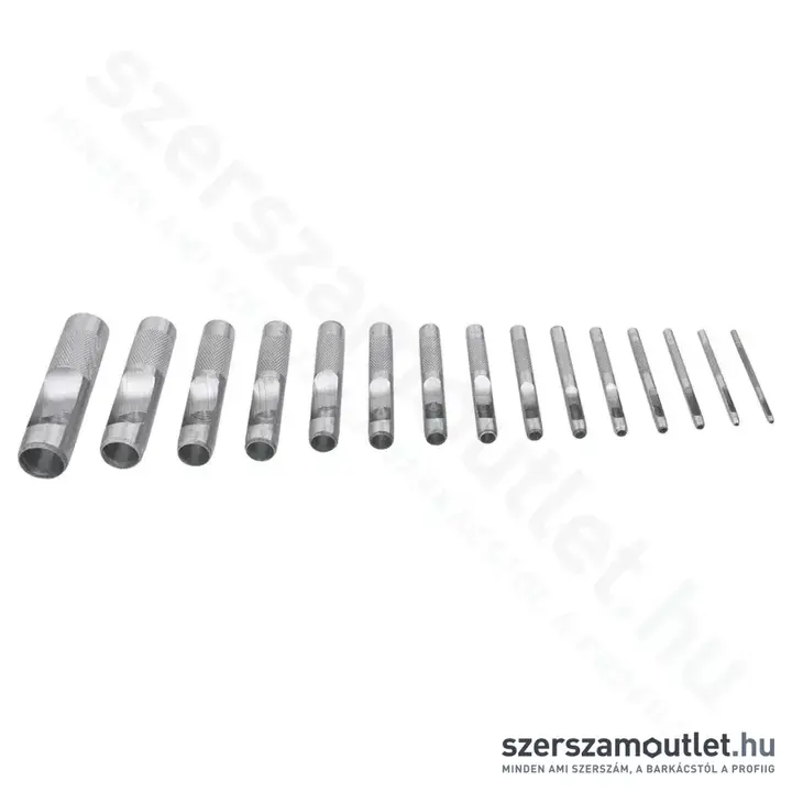EXTOL Bőrlyukasztó készlet 15 részes (2-22mm)