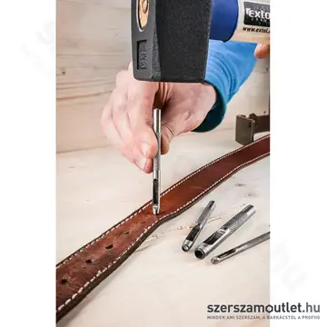 EXTOL Bőrlyukasztó készlet 15 részes (2-22mm)