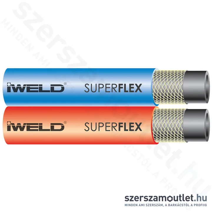 IWELD SUPERFLEX Iker tömlő 9,0x6,3mm (1m) (30SPRFLEXTW96)