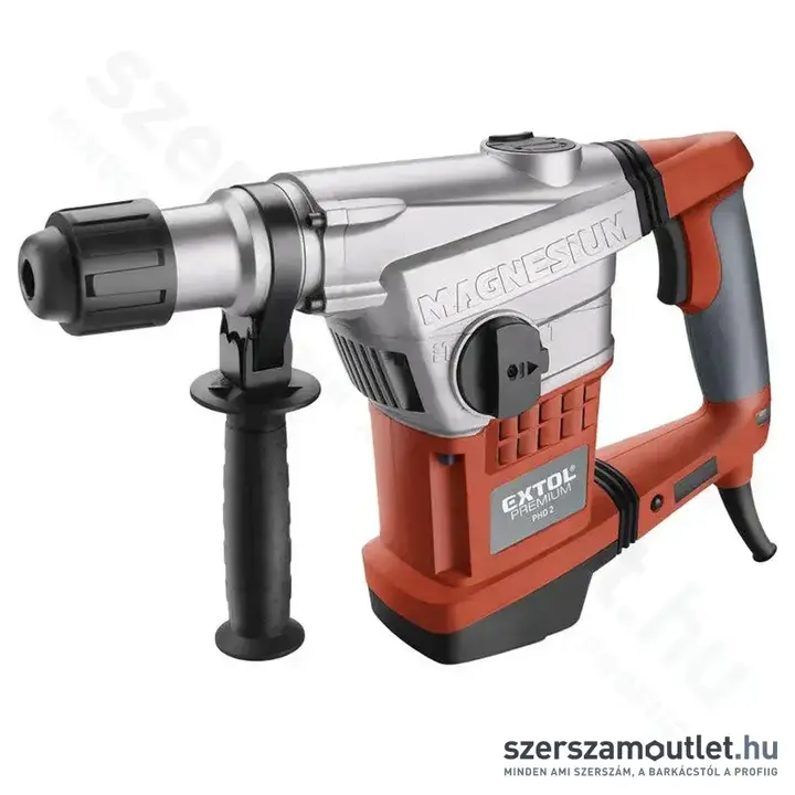 EXTOL Fúró-vésőkalapács SDS-Max, kofferben (1250W/10J)