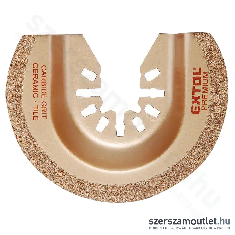 EXTOL Multi körszegmens csiszolófej 66mm