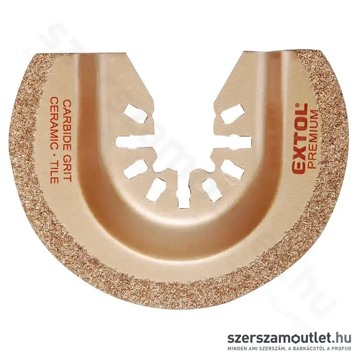 EXTOL Multi körszegmens csiszolófej 66mm