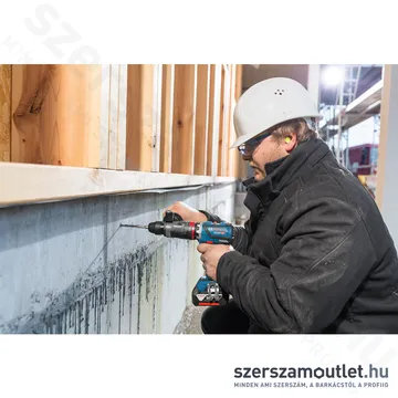 BOSCH GSR 18V-60 FC Akkus fúró-csavarbehajtó szénkefementes, L-Boxxban, adapterekkel (2x5,0Ah/18V)