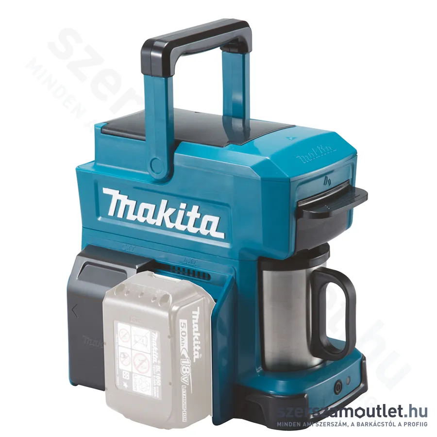 MAKITA DCM501Z Akkus kávéfőző (18V) (Akku és töltő nélkül!)