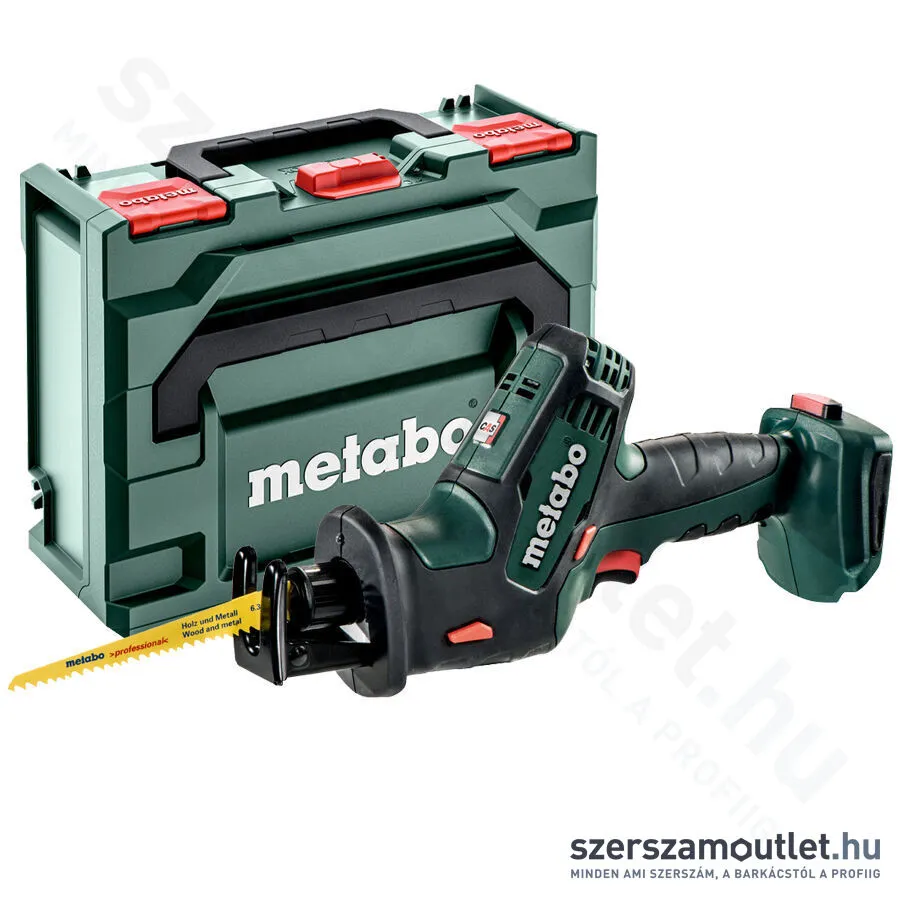 METABO SSE 18 LTX COMPACT Akkus orrfűrész kofferben (18V) (Akku és töltő nélkül!)(602266840)