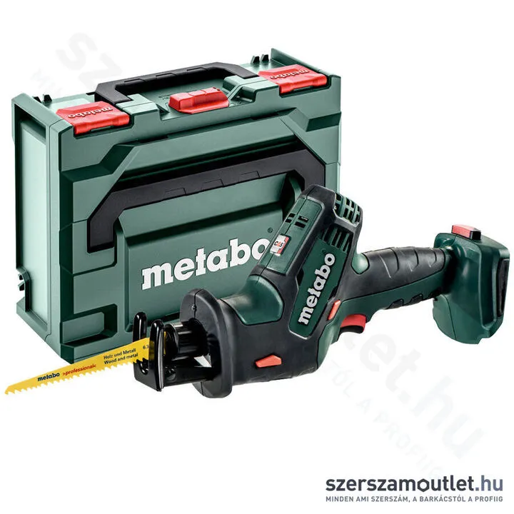 METABO SSE 18 LTX COMPACT Akkus orrfűrész kofferben (18V) (Akku és töltő nélkül!)(602266840)