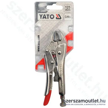 YATO Önzáró patent fogó íves (ovális) 125mm (YT-2449)