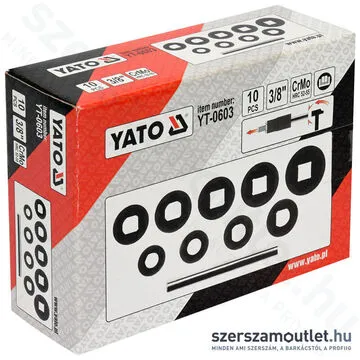 YATO Roncsolt csavarfej leszedő készlet 10db-os (YT-0603)