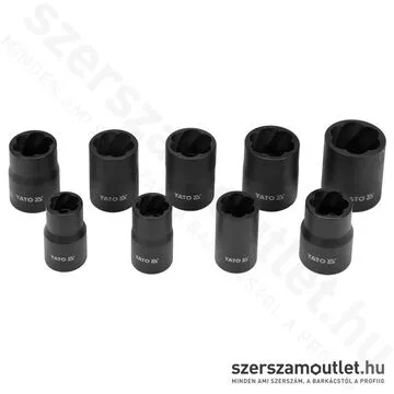 YATO Roncsolt csavarfej leszedő készlet 10db-os (YT-0603)