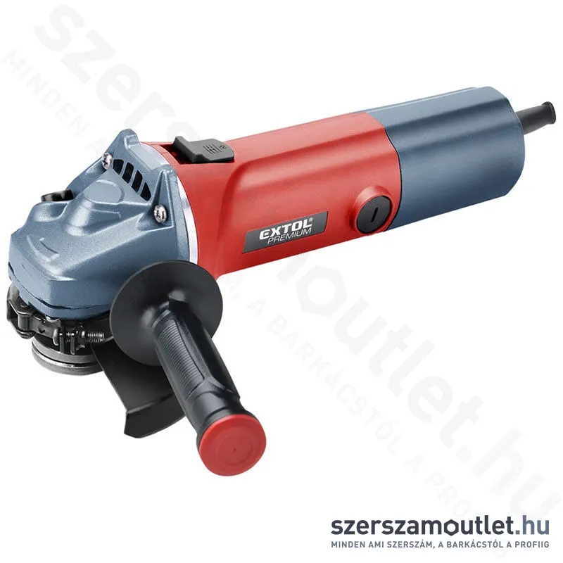 EXTOL Sarokcsiszoló, fordulatszámszabályzós, lágyindítással (850W/125mm)