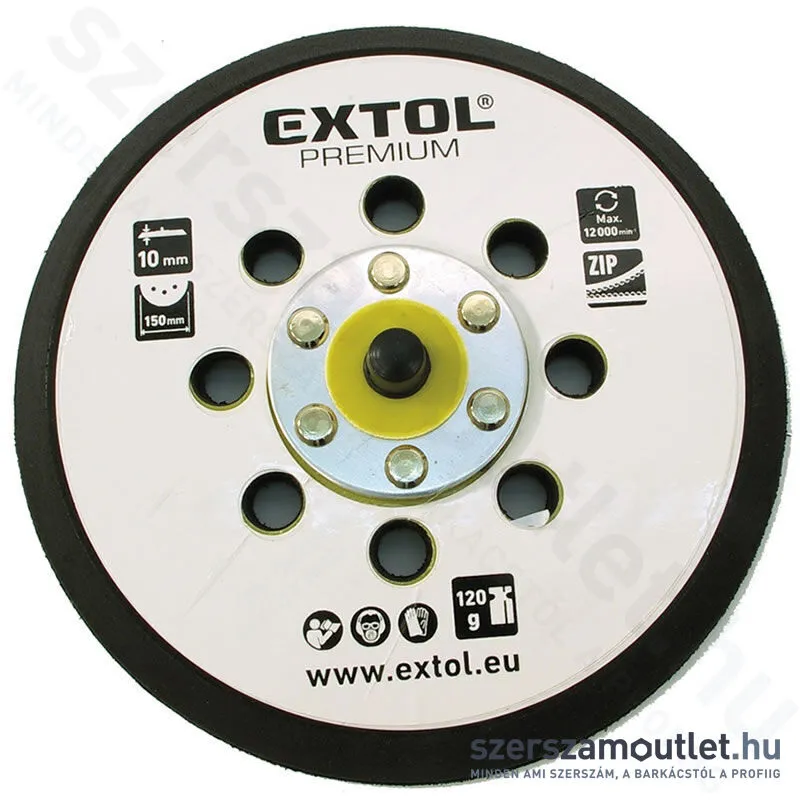 EXTOL Gumitalp csiszológéphez 150mm (8865038)