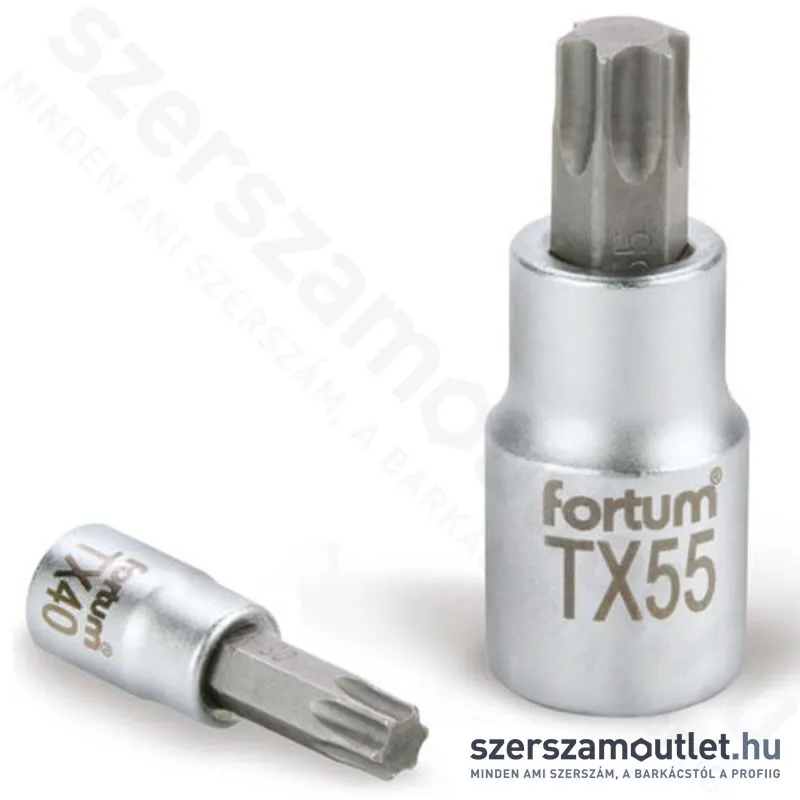 FORTUM Bit-dugókulcs, torx 1/2