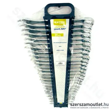 EXTOL Csillag-villáskulcs készlet 25 részes (6-32mm)