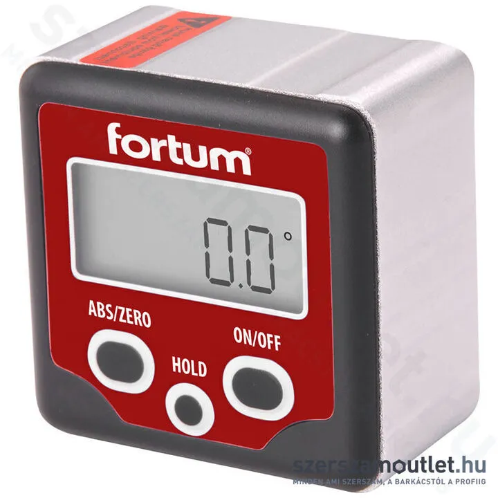 FORTUM Digitális szögmérő (0°-360°)