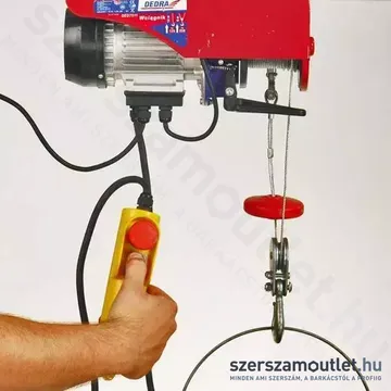 DEDRA Elektromos csörlő (125/250kg)