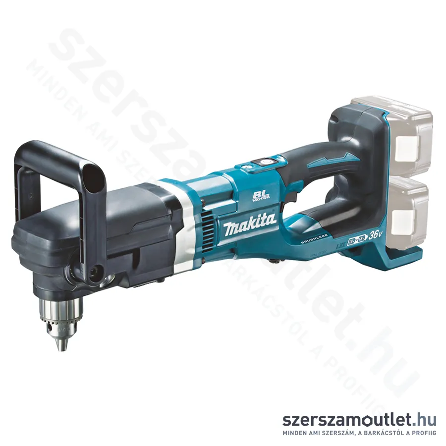 MAKITA DA460ZK Akkus sarokfúró (2x18V) (Akku és töltő nélkül!)