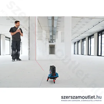 BOSCH GCL 2-50 C Vonal és pontlézer PIROS, állvánnyal (2 vonal /2 pont) (0601066G02)