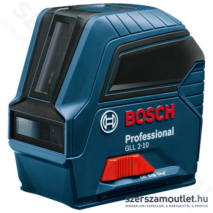 BOSCH GLL 2-10 Kereszvonalas lézer PIROS (2 vonal/10m) (0601063L00)