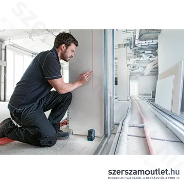 BOSCH GLL 2-10 Kereszvonalas lézer PIROS (2 vonal/10m) (0601063L00)