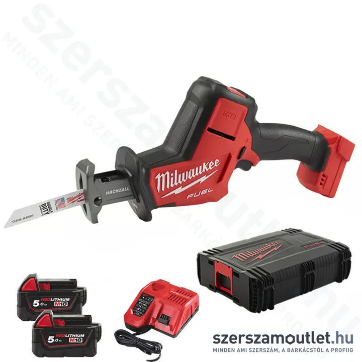 MILWAUKEE M18 FHZ-502X Akkus szénkefementes orrfűrész HD kofferben (2x5,0Ah/18V)