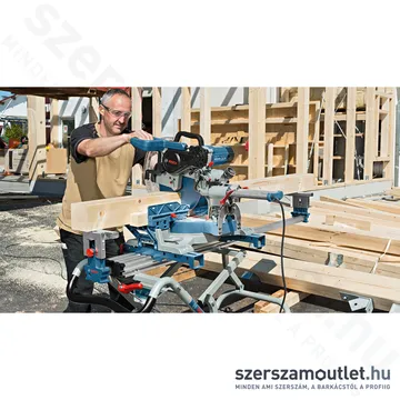 BOSCH GCM 12 SDE Gérvágó, csúszósínes (1800W/305mm) (0601B23100)