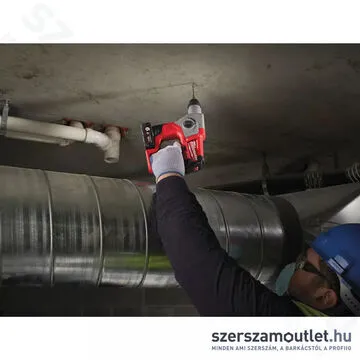 MILWAUKEE M12 CH-602X Akkus fúrókalapács szénkefementes, HD kofferben (2x6,0Ah/12V) (4933451510)