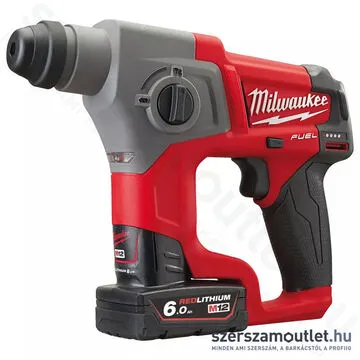 MILWAUKEE M12 CH-602X Akkus fúrókalapács szénkefementes, HD kofferben (2x6,0Ah/12V) (4933451510)