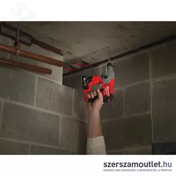 MILWAUKEE M12 CH-602X Akkus fúrókalapács szénkefementes, HD kofferben (2x6,0Ah/12V) (4933451510)