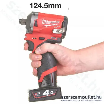 MILWAUKEE M12 FIWF12-422X Akkus ütvecsavarozó HD kofferben (1/2