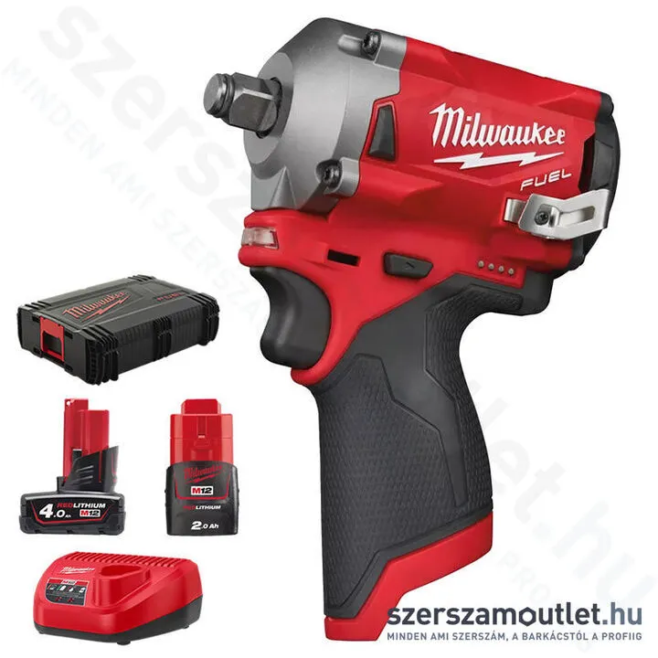 MILWAUKEE M12 FIWF12-422X Akkus ütvecsavarozó HD kofferben (1/2