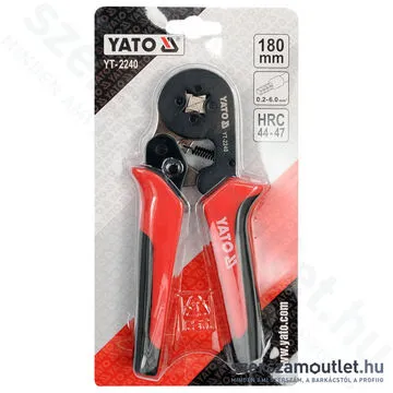 YATO Krimpelő fogó 0,2-0,6mm (YT-2240)