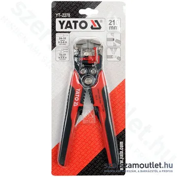 YATO Blankoló és krimpelő fogó 0,2-6mm2 (YT-2278)