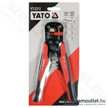 YATO Blankoló és krimpelő fogó 0,2-6mm2 (YT-2313)