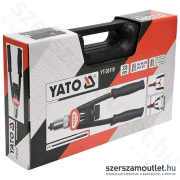 YATO Szegecsanyahúzó fogó kofferben M5-M12 (YT-36119)