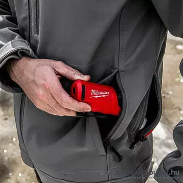 MILWAUKEE M12 HJ GREY4-0 (S) Fűthető kabát, szürke (4933464328 HJGREY4) (Akku és töltő nélkül)