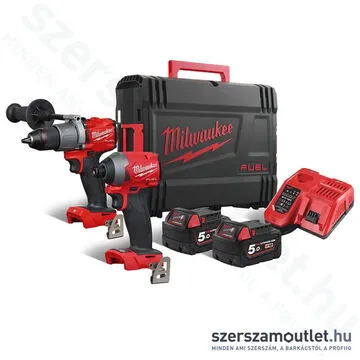 MILWAUKEE M18 FPP2A2-502X FUEL Akkus szénkefementes erőcsomag (2x5,0Ah/18V) (4933464268)