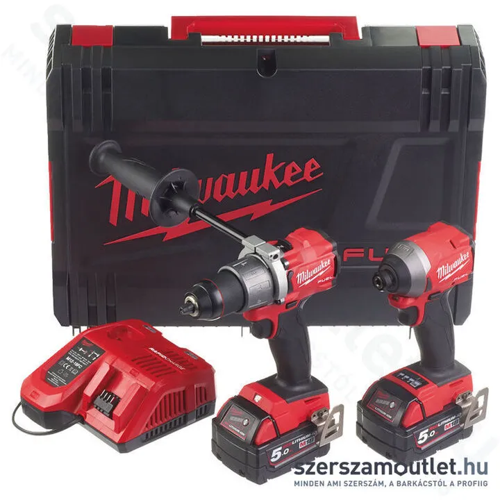 MILWAUKEE M18 FPP2A2-502X FUEL Akkus szénkefementes erőcsomag (2x5,0Ah/18V) (4933464268)