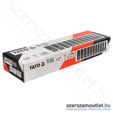 YATO Gépi dugókulcs készlet 11 részes, 1/2