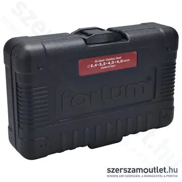 FORTUM Adapter készlet popszegecsekhez, fúrógépbe fogható 1/4