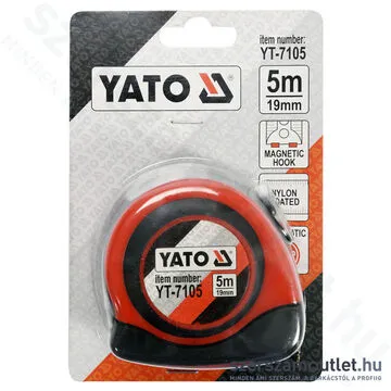 YATO Mérőszalag, mágneses 5m/19mm (YT-7105)