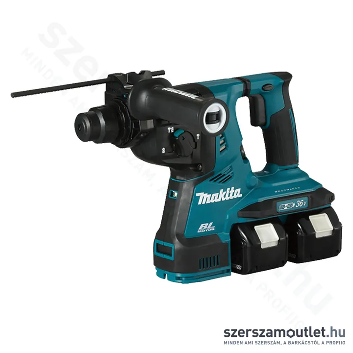 MAKITA DHR280PT2J Akkus szénkefementes fúró-vésőkalapács MAKPAC kofferben (2x18V/5,0Ah) (DHR280PT2J)